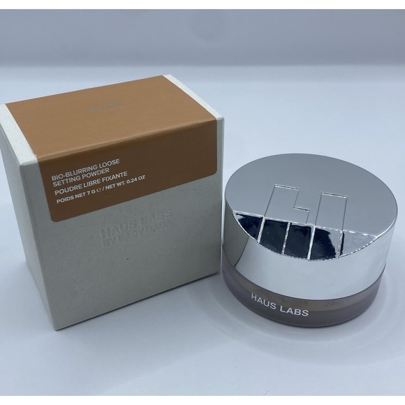Haus Lab By Lady Gaga Other - Haus Labs Bio-Blurring Loose Setting Powder Deep Honey Full Size Talc-Free NIB